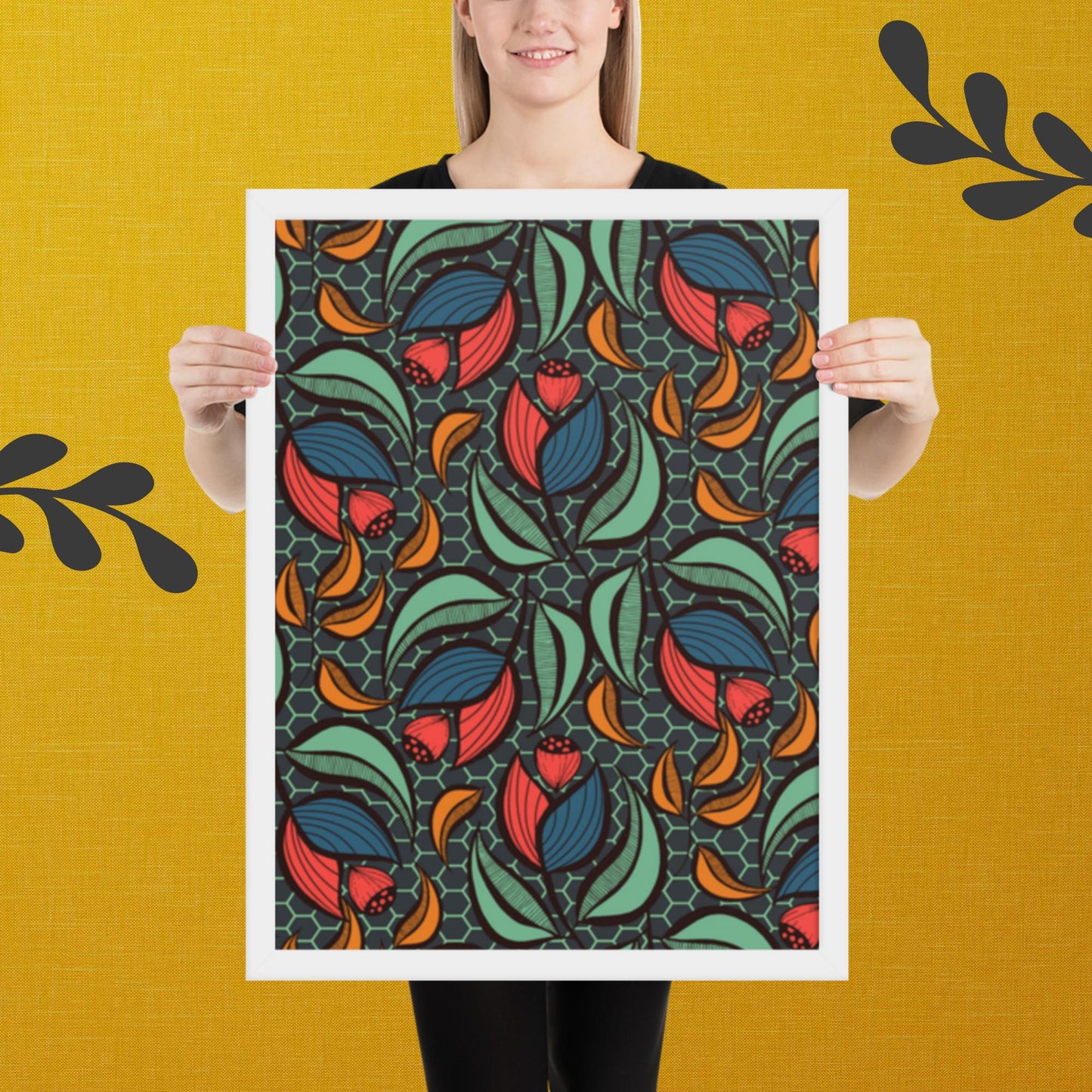 Pattern Art Framed Poster 65