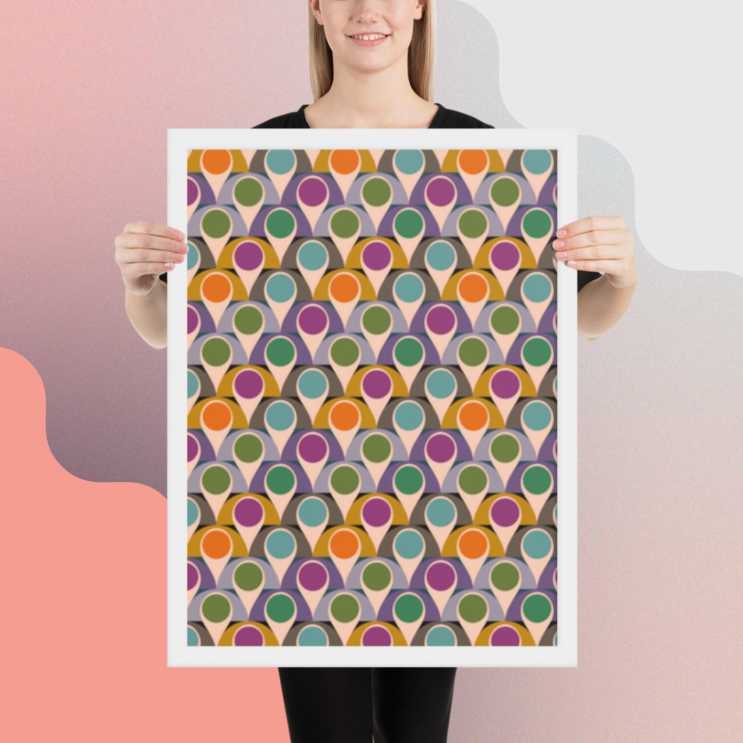 Pattern Art Framed Poster 99