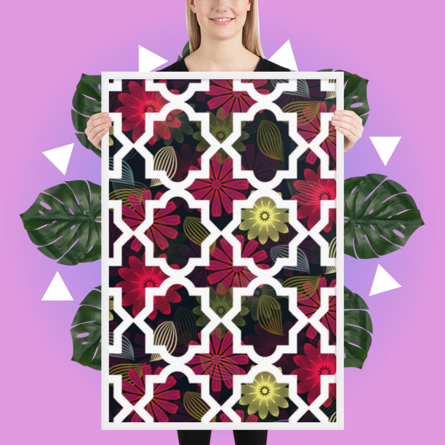 Pattern Art Framed Poster 15