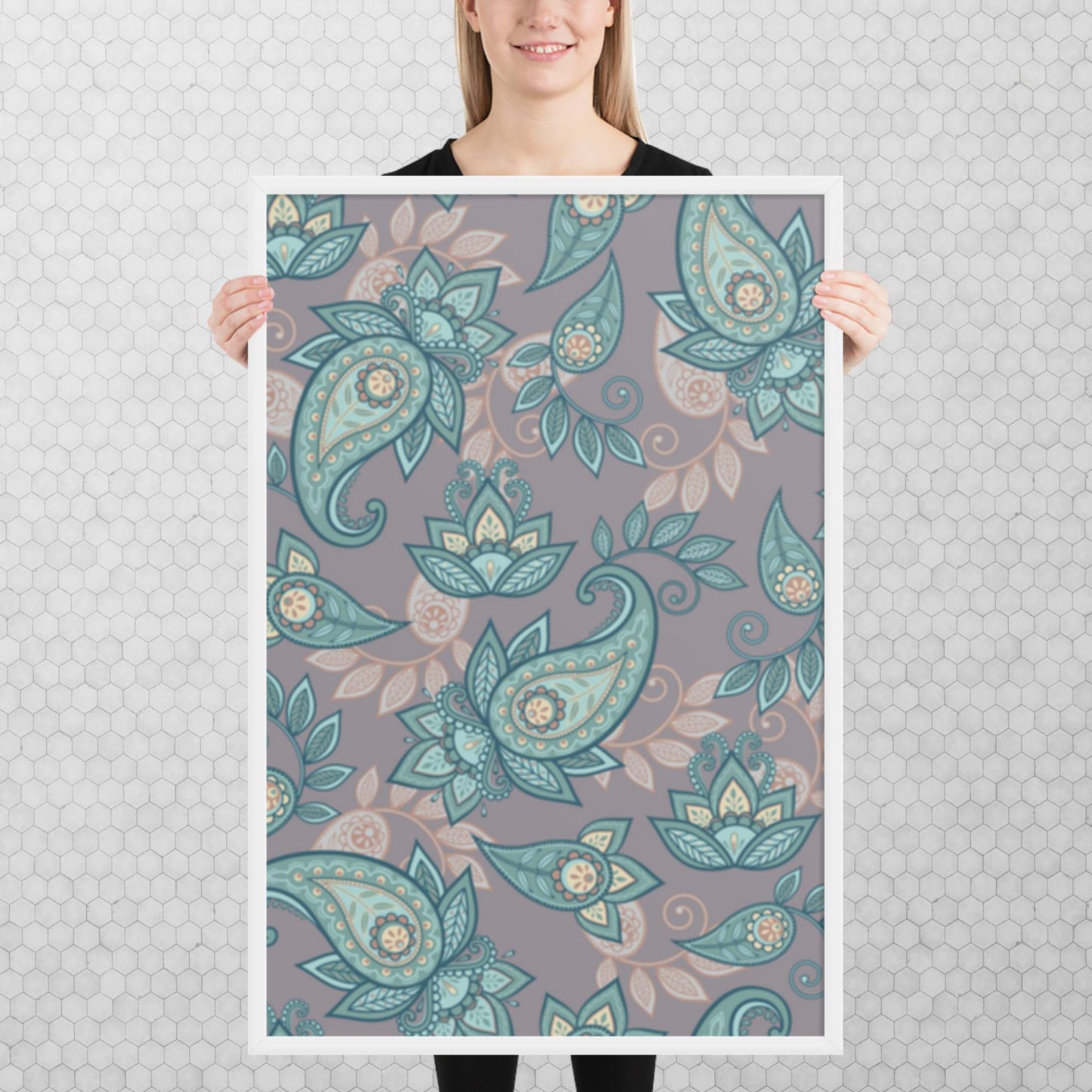 Pattern Art Framed Poster 18