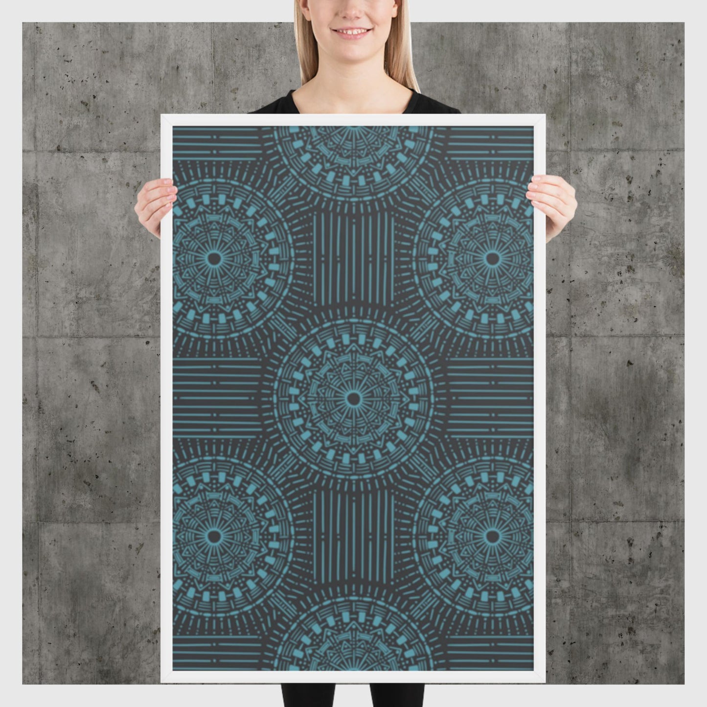 Pattern Art Framed Poster 24