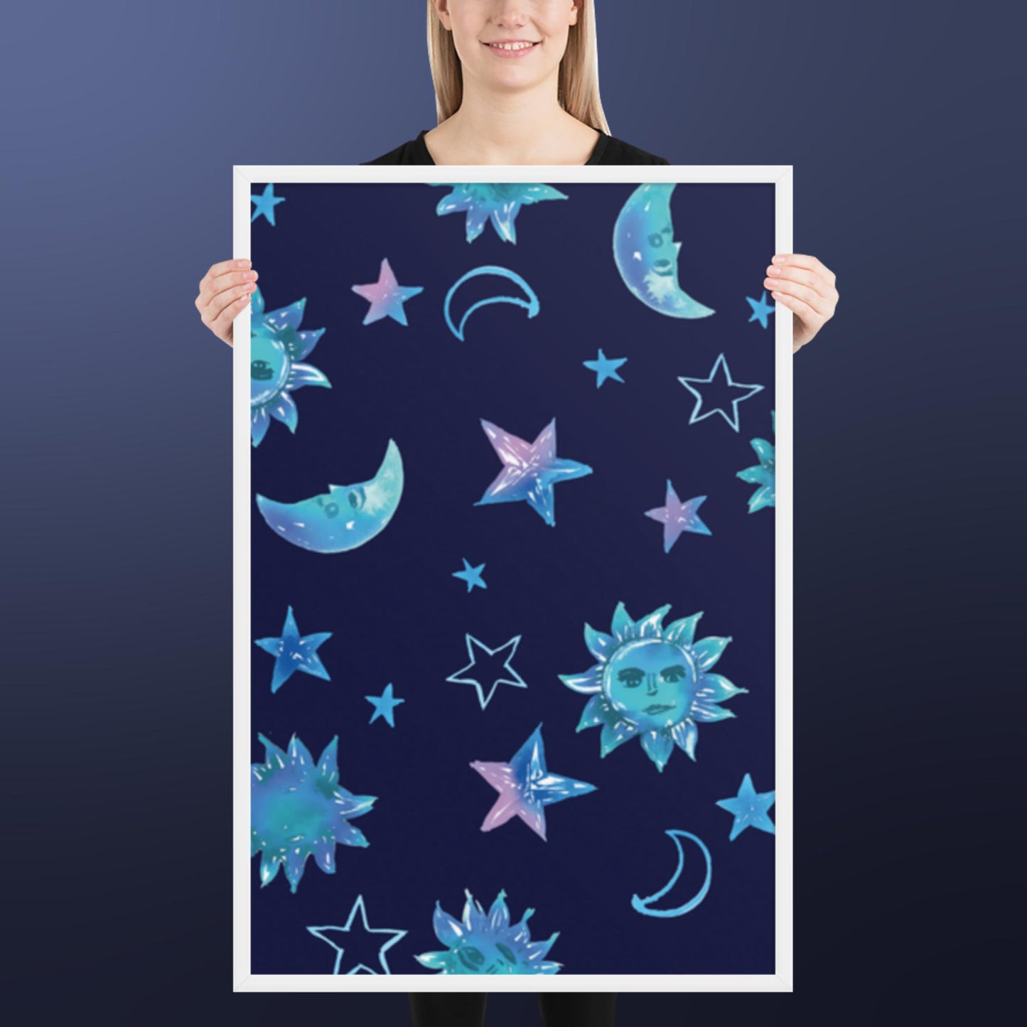 Pattern Art Framed Poster 48