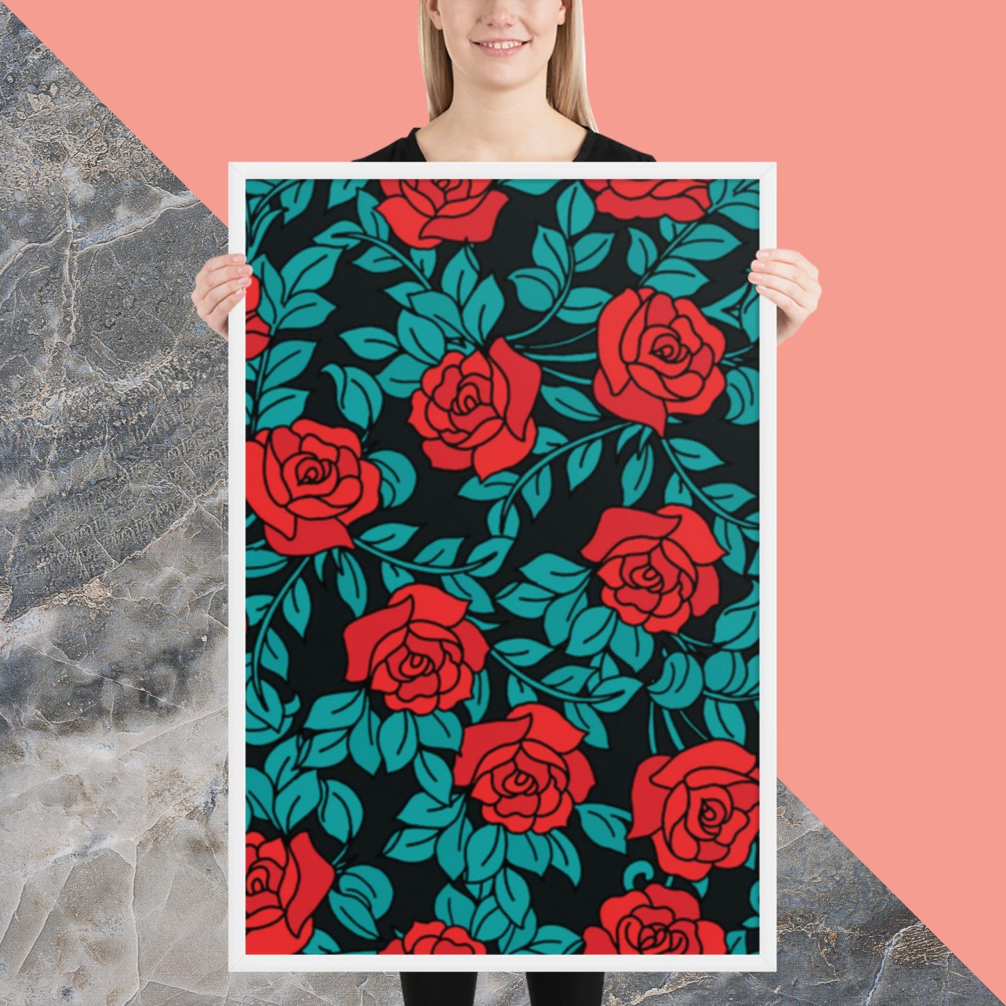 Pattern Art Framed Poster 49