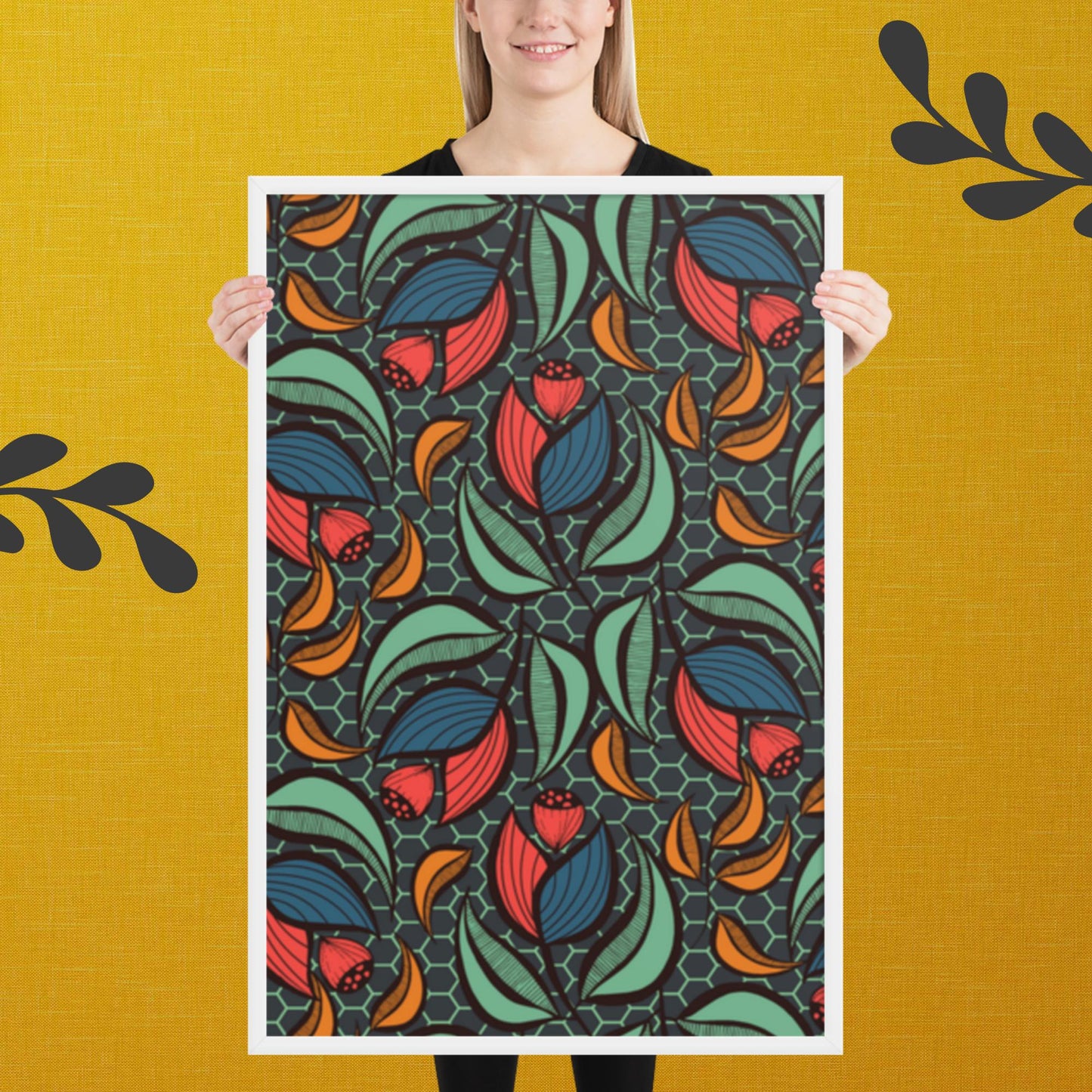 Pattern Art Framed Poster 65