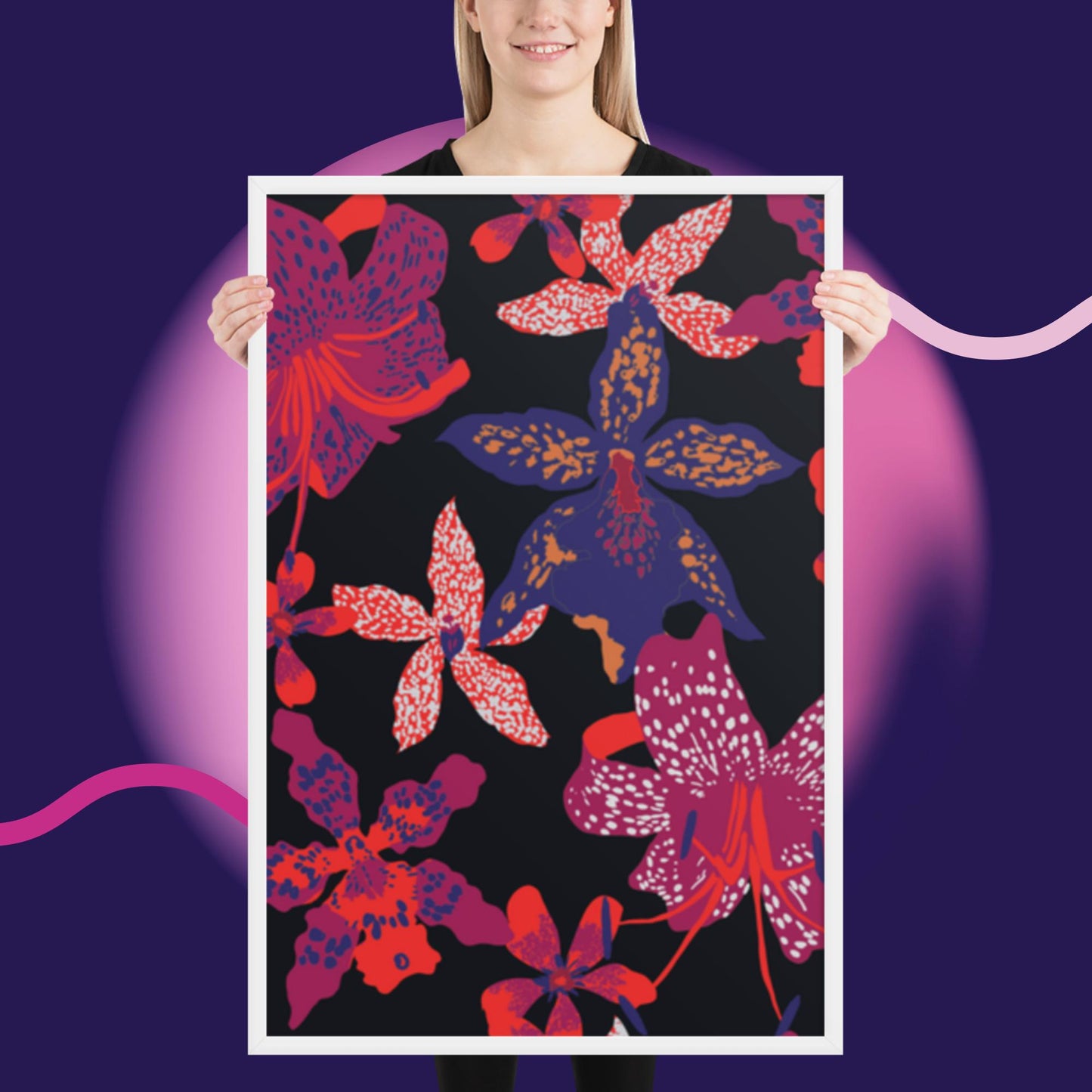 Pattern Art Framed Poster 98