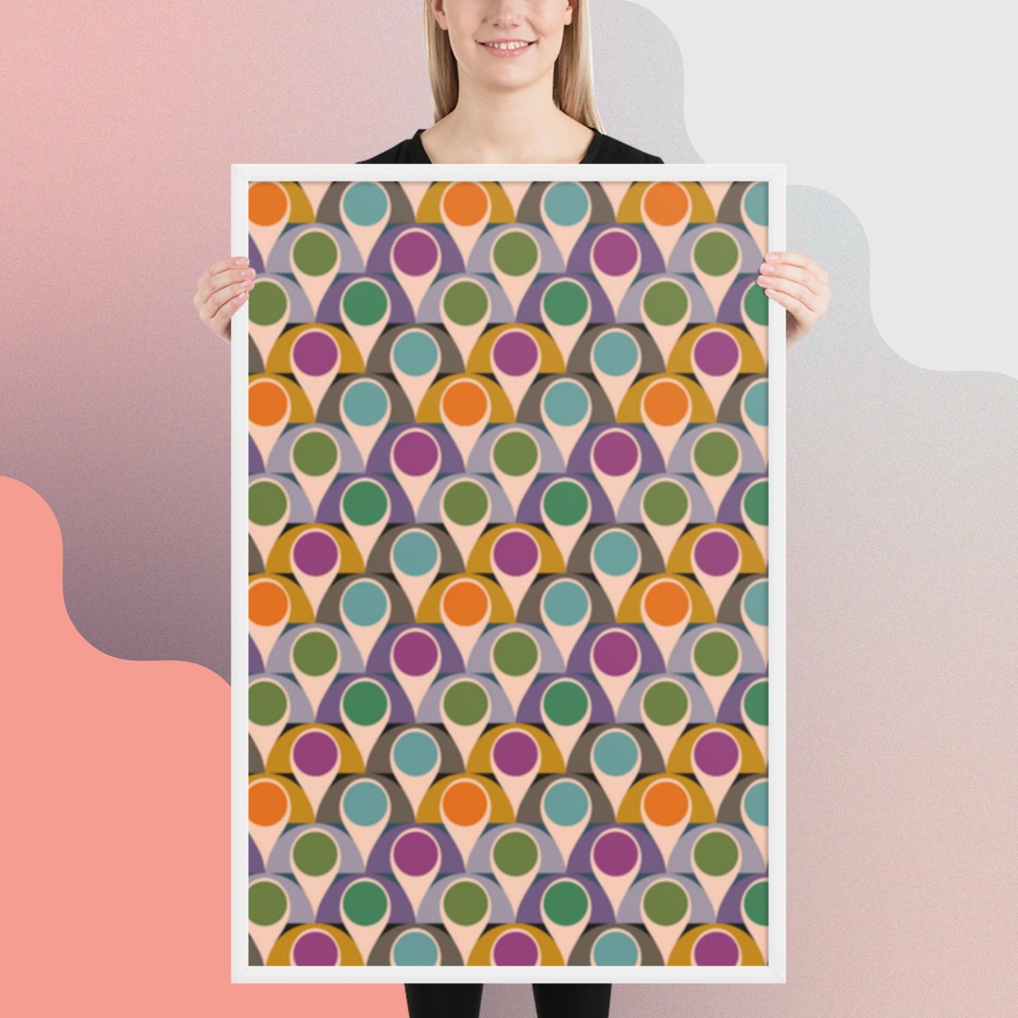 Pattern Art Framed Poster 99