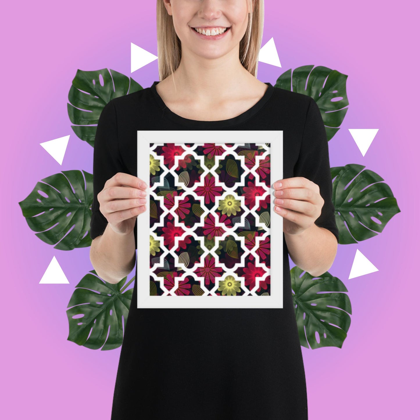 Pattern Art Framed Poster 15