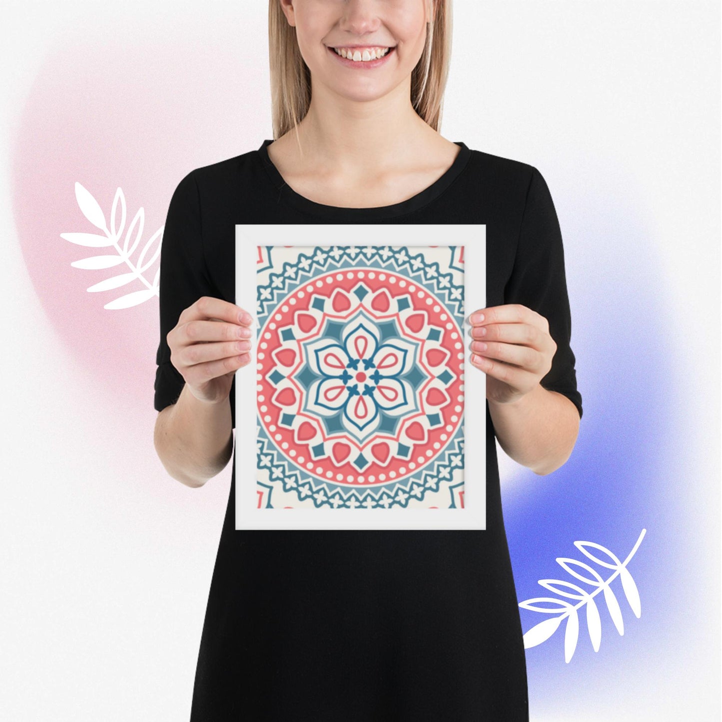 Pattern Art Framed Poster 34