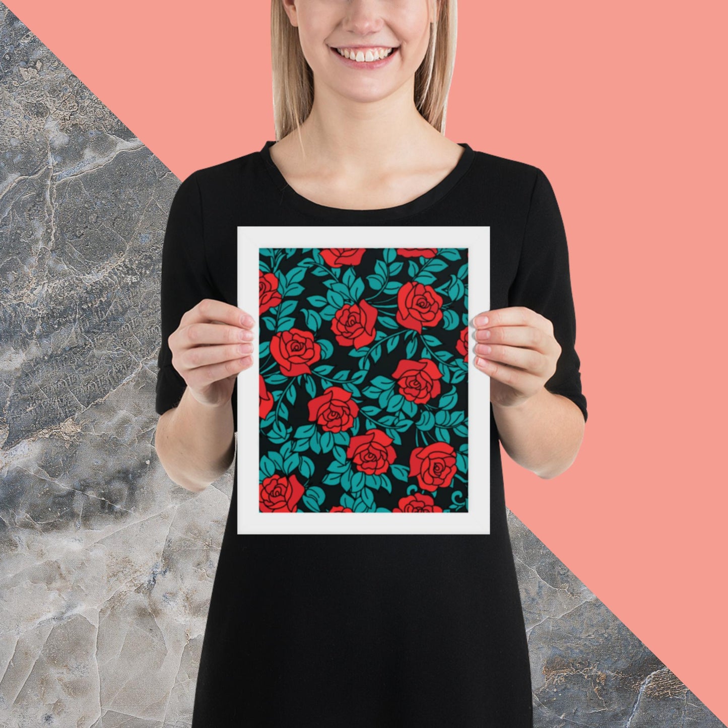 Pattern Art Framed Poster 49