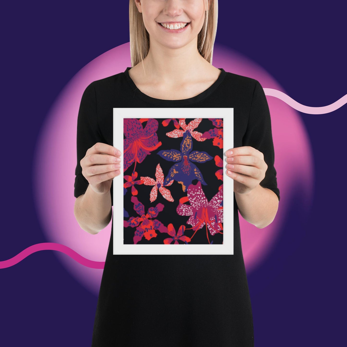 Pattern Art Framed Poster 98
