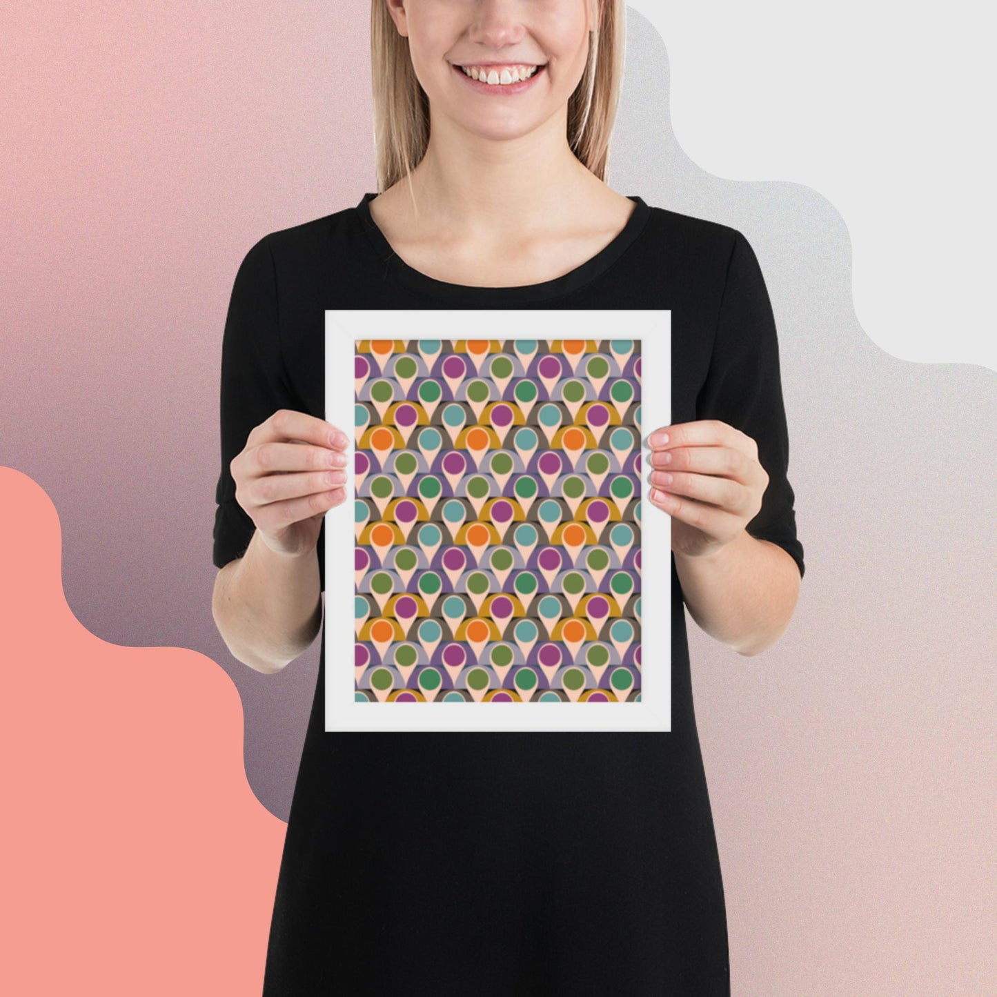 Pattern Art Framed Poster 99