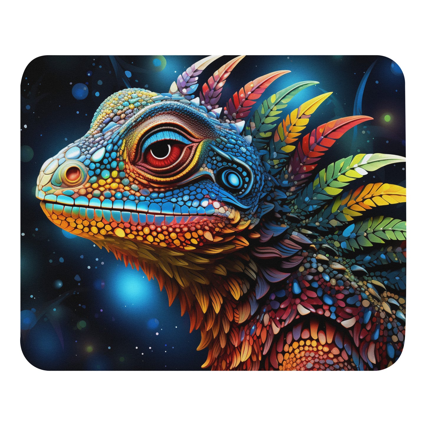 Dot Art Iguana Mouse Pad