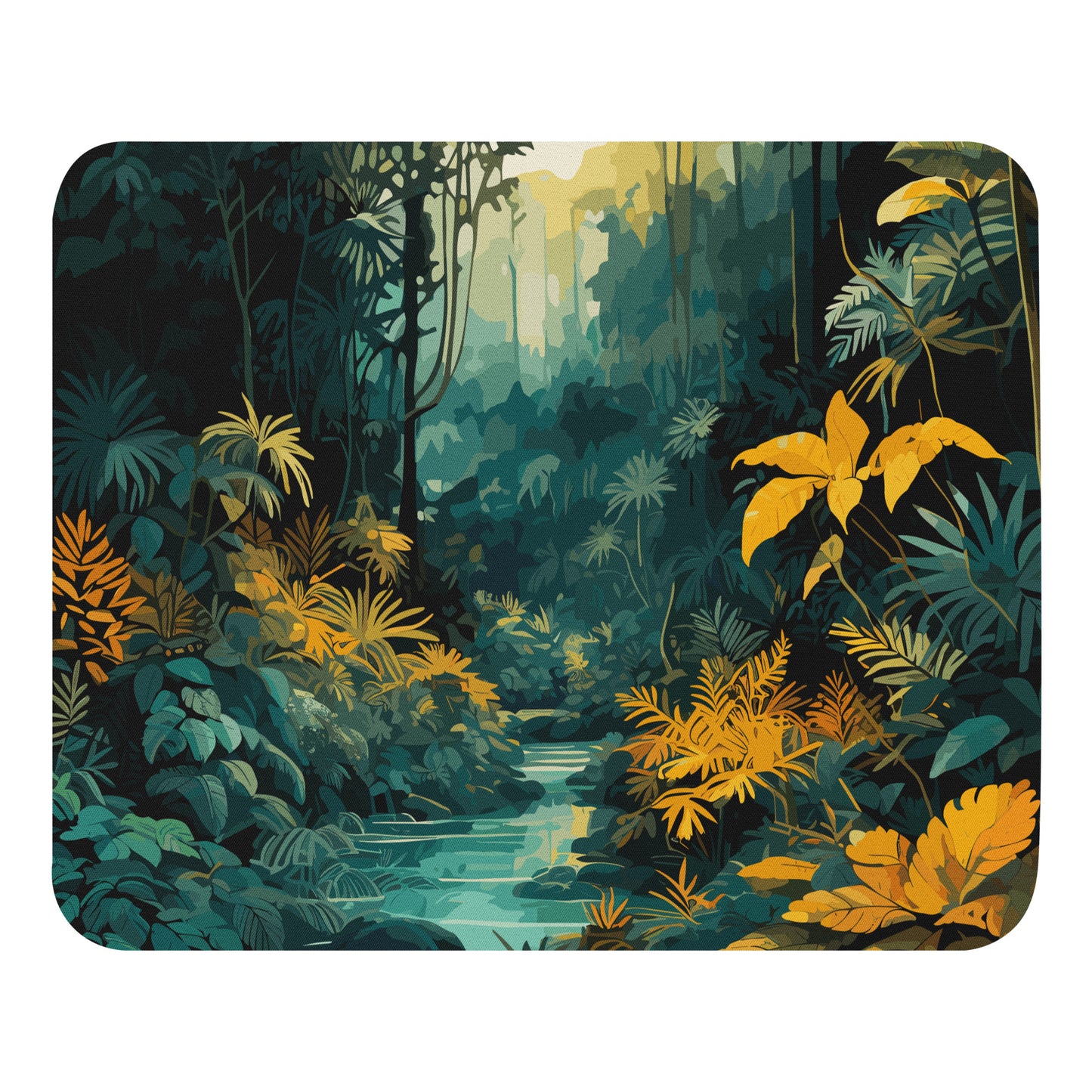 The Depths of a Rainforest Mouse Pad