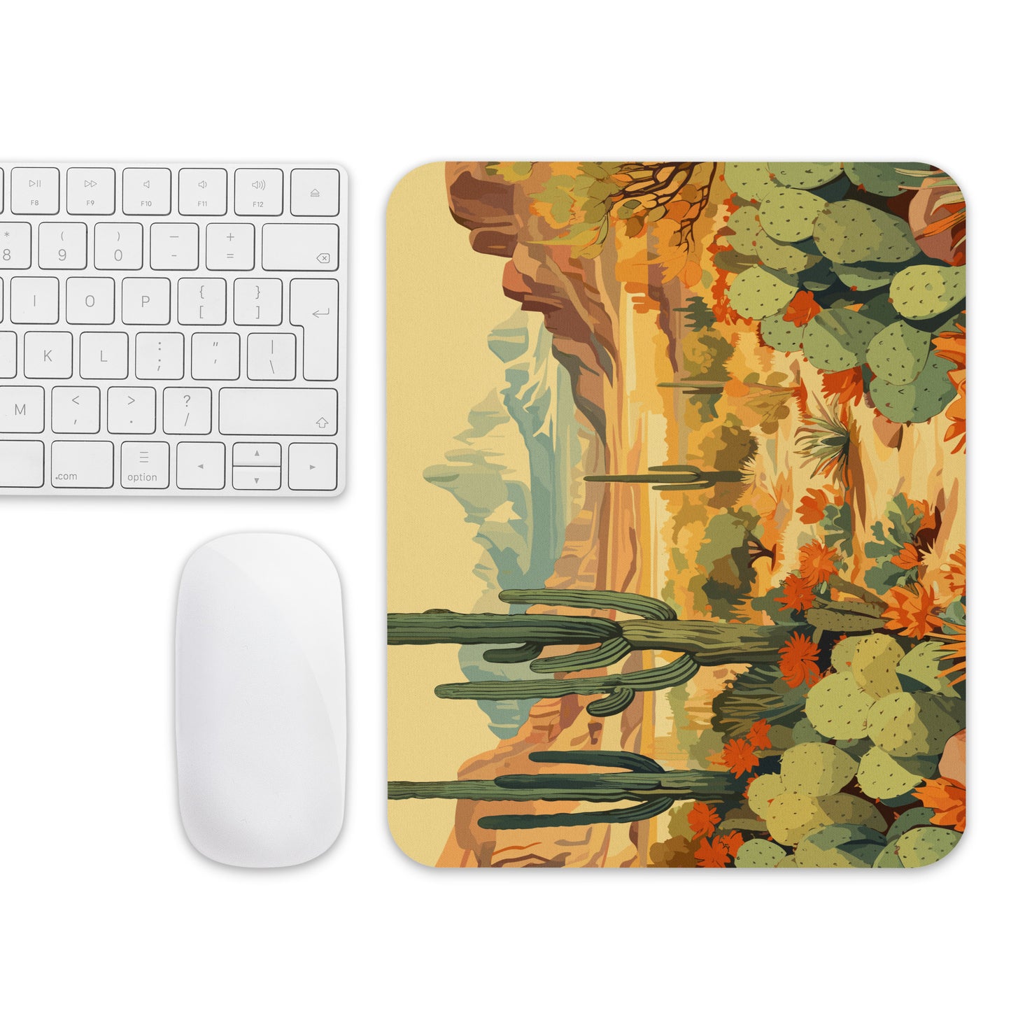 Mountainous Desert Life Mouse Pad