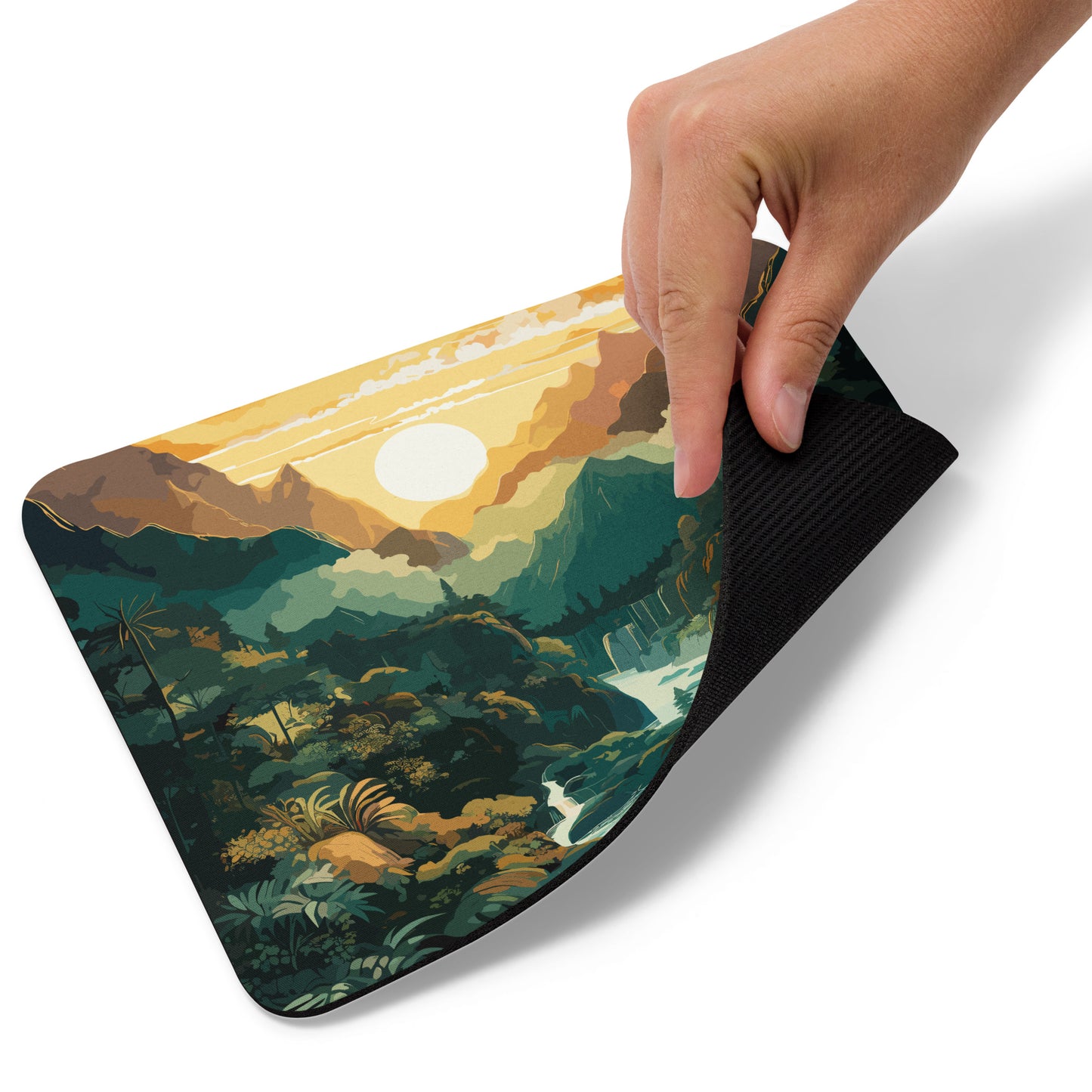 Mountainous Rainforest Mouse Pad