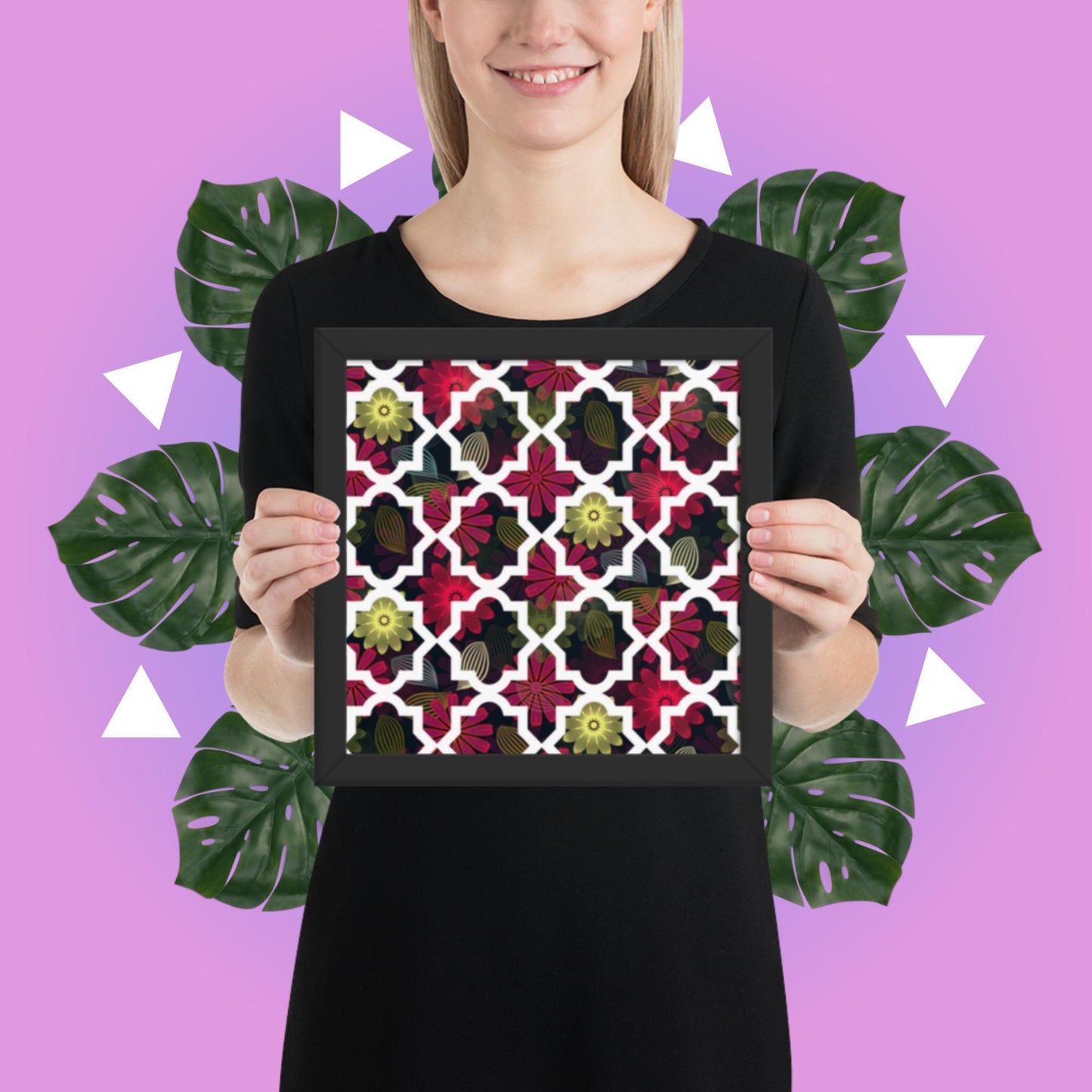 Pattern Art Framed Poster 15