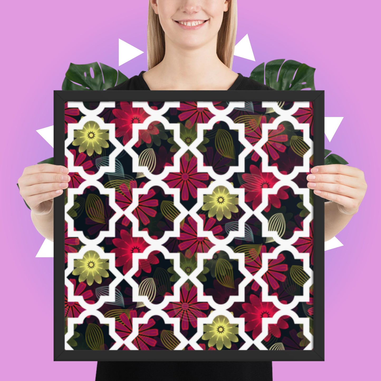 Pattern Art Framed Poster 15