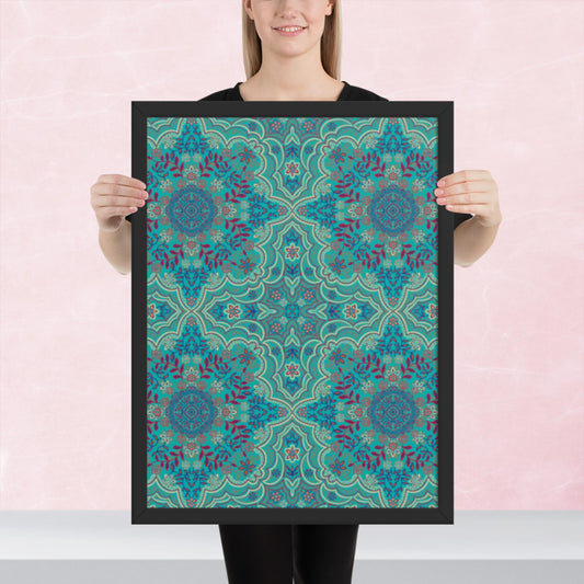 Pattern Art Framed Poster 64