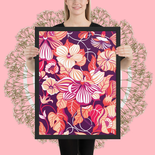 Pattern Art Framed Poster 82
