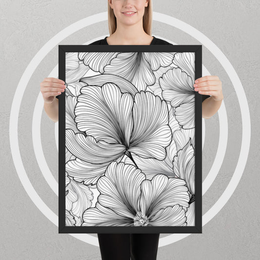 Pattern Art Framed Poster 89
