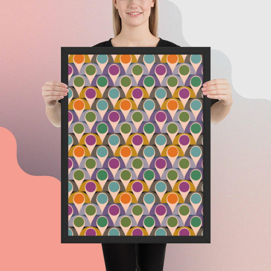 Pattern Art Framed Poster 99