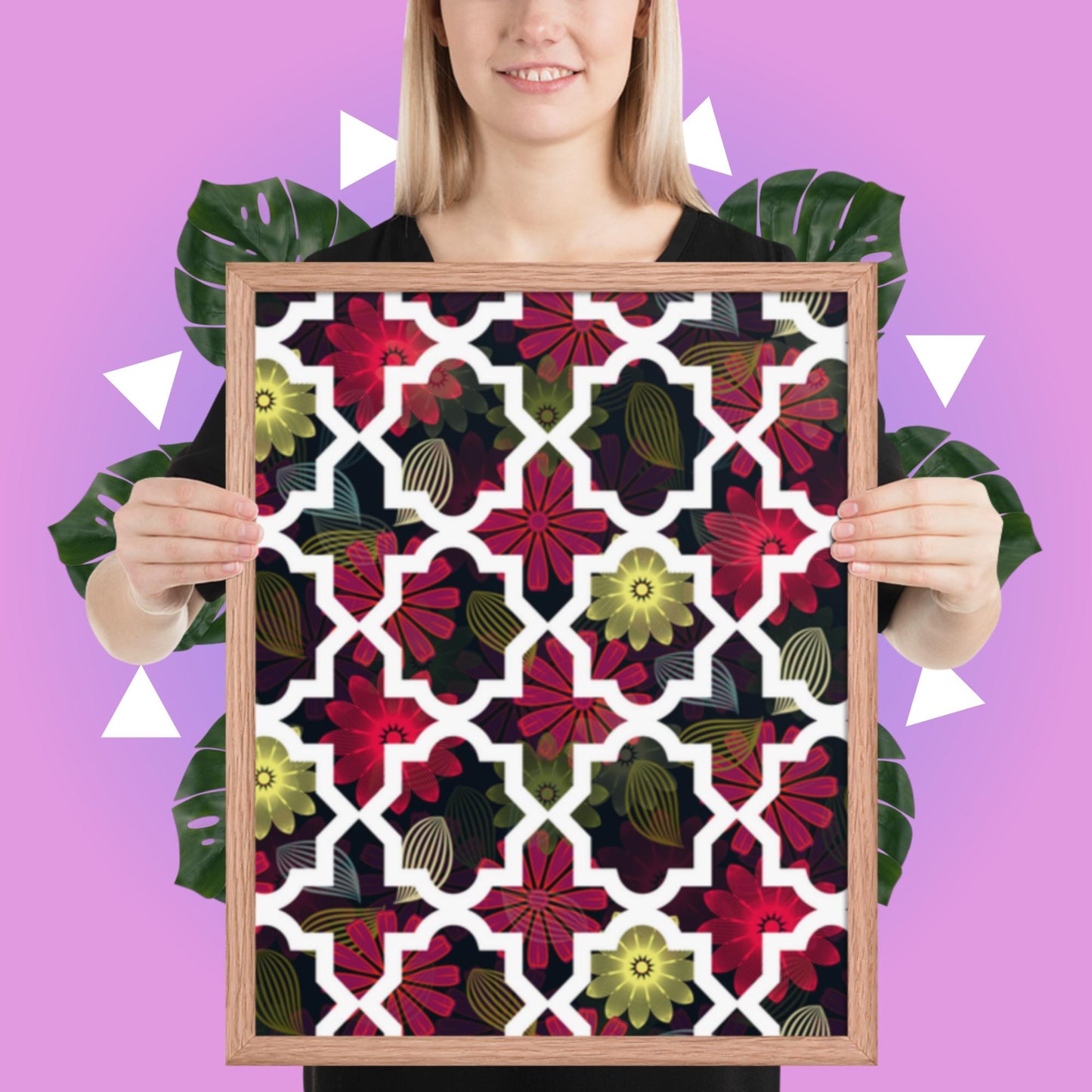 Pattern Art Framed Poster 15