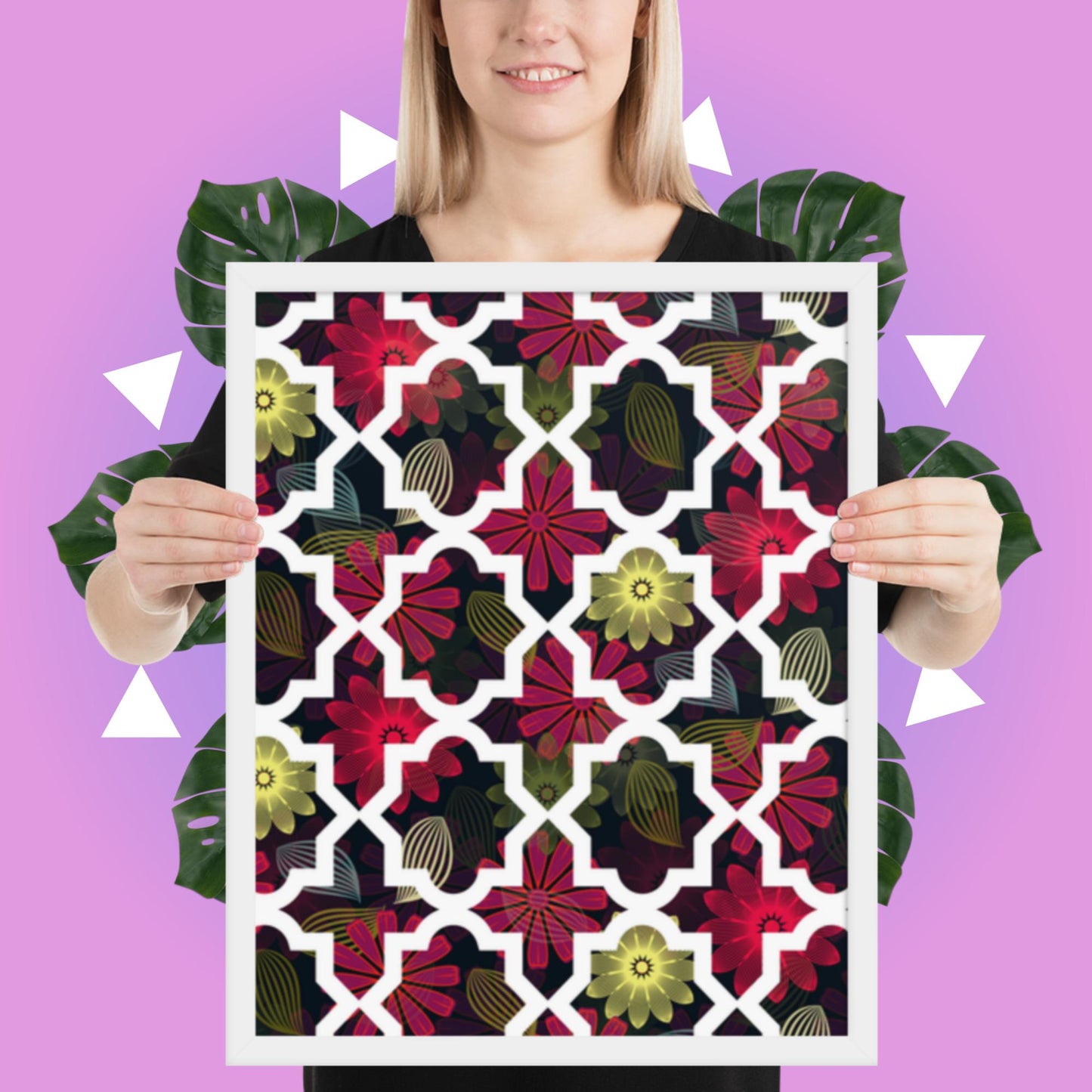Pattern Art Framed Poster 15