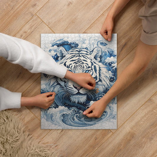 Ukiyo-e Tiger Jigsaw Puzzle
