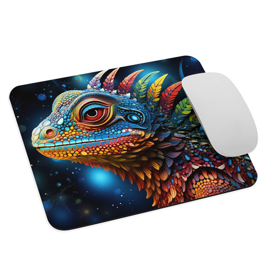 Dot Art Iguana Mouse Pad