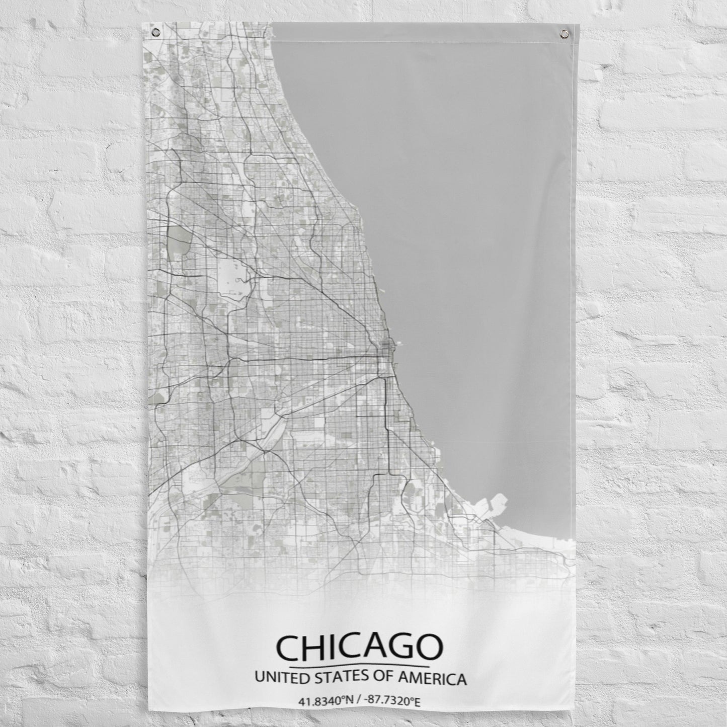 Chicago White Flag Map
