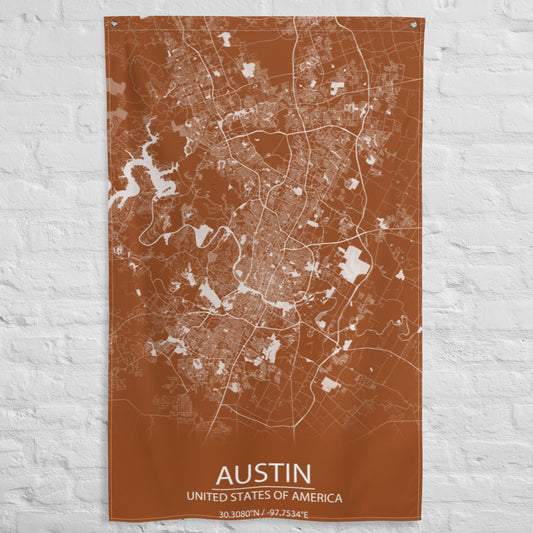 Austin Brown and White Flag