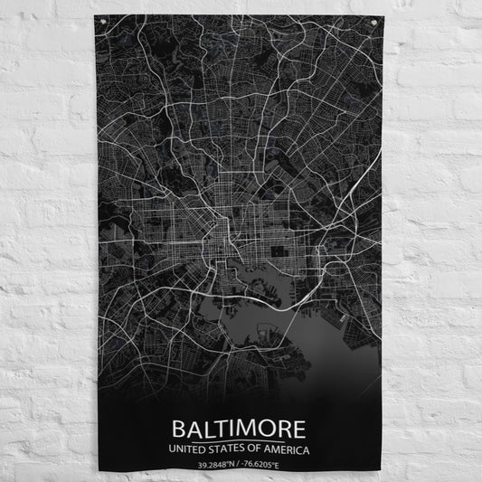 Baltimore Black Flag Map