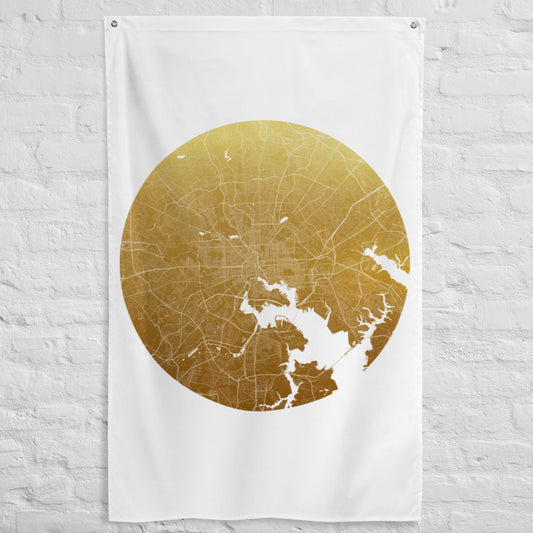 Baltimore Gold on White Flag Map