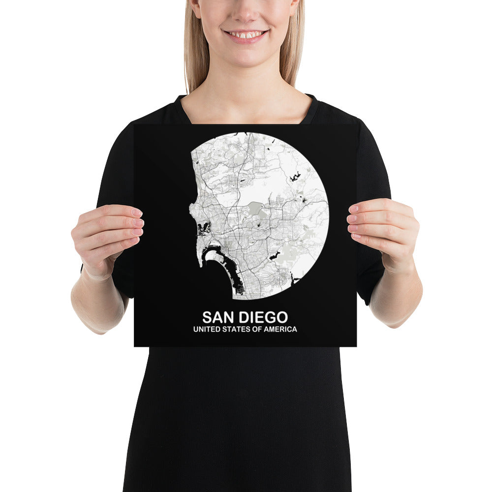 San Diego Circular White Paper Map