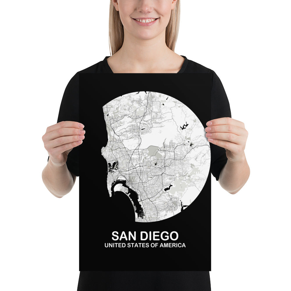San Diego Circular White Paper Map