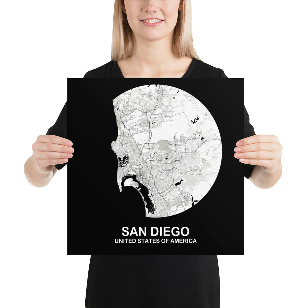 San Diego Circular White Paper Map