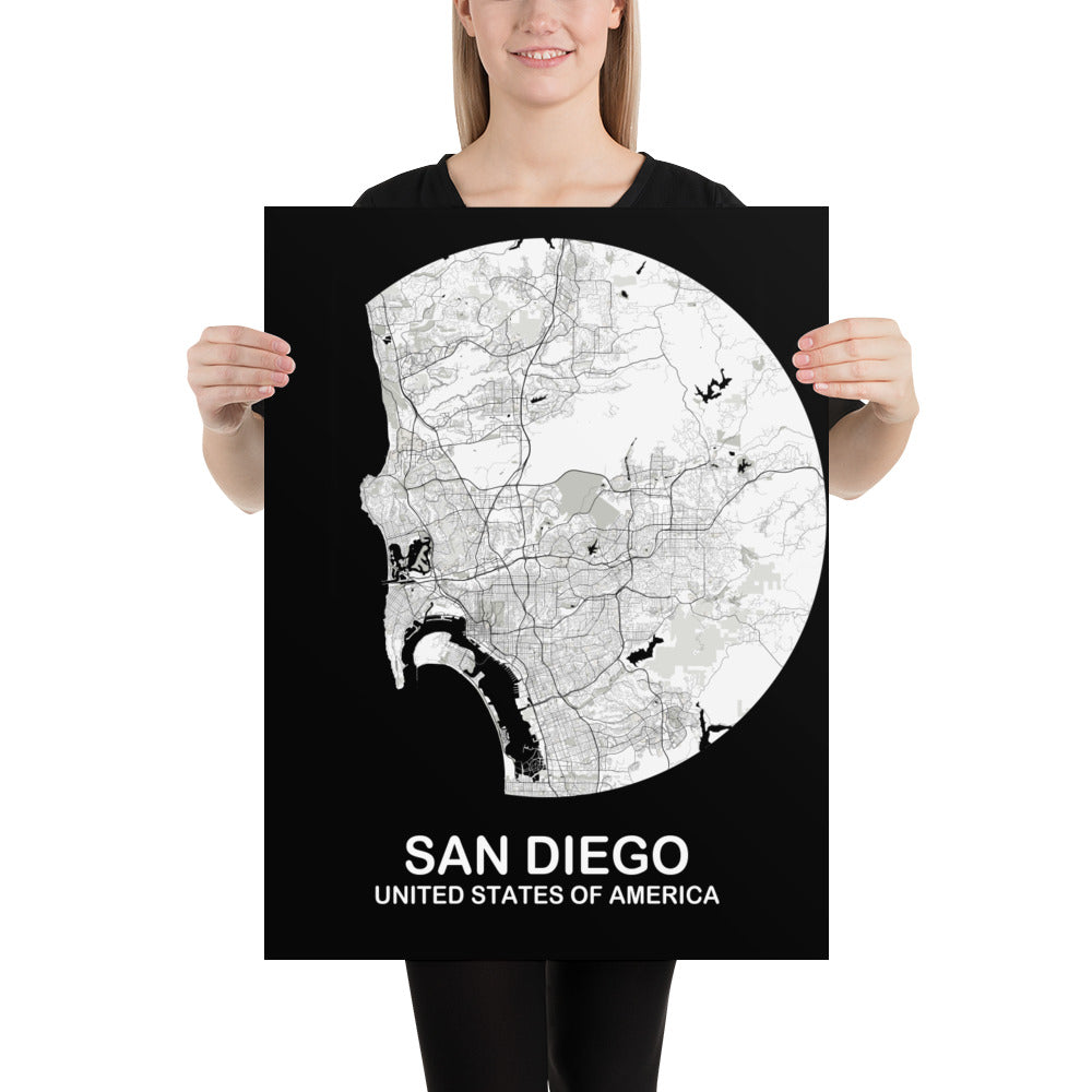 San Diego Circular White Paper Map