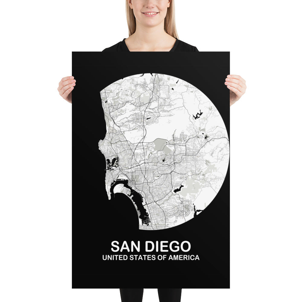 San Diego Circular White Paper Map